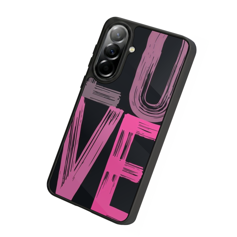 Samsung Galaxy A37 Uyumlu Love Tasarımlı Glossy Premium Kılıf