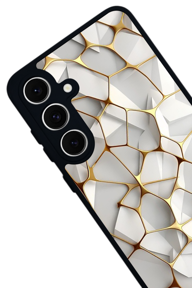 Samsung Galaxy A16 Uyumlu Mermer Marble Tasarımlı Glossy Premium Kılıf