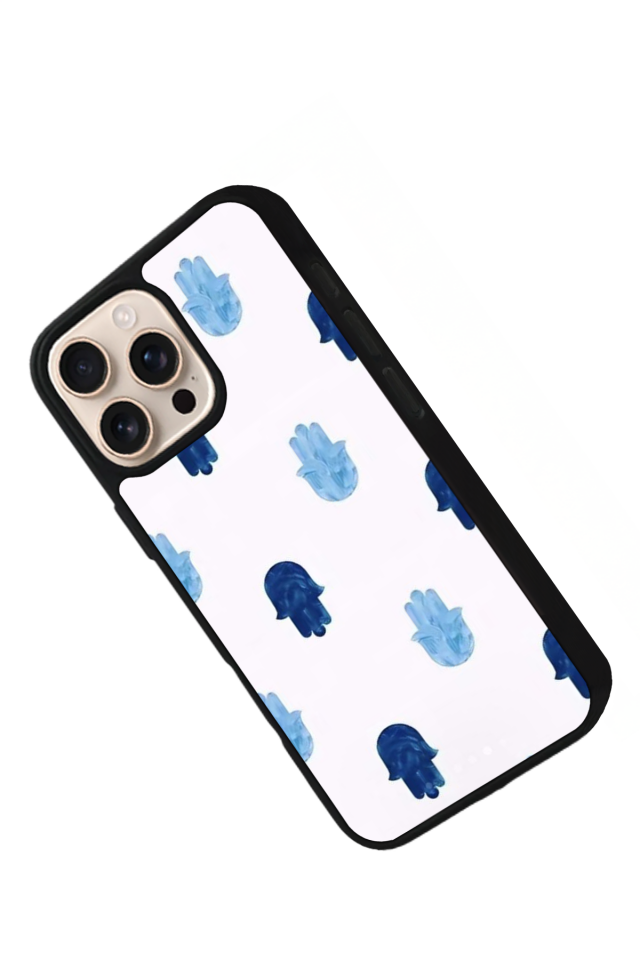 iPhone 15 Pro Uyumlu Nazar Tasarımlı Glossy Premium Kılıf