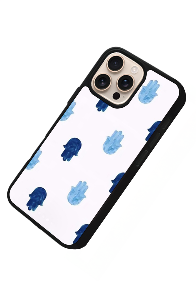 iPhone 15 Pro Uyumlu Nazar Tasarımlı Glossy Premium Kılıf