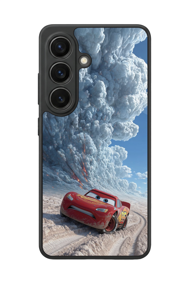 Samsung Galaxy S26 Uyumlu Şimsek McQueen Tasarımlı Glossy Premium Kılıf