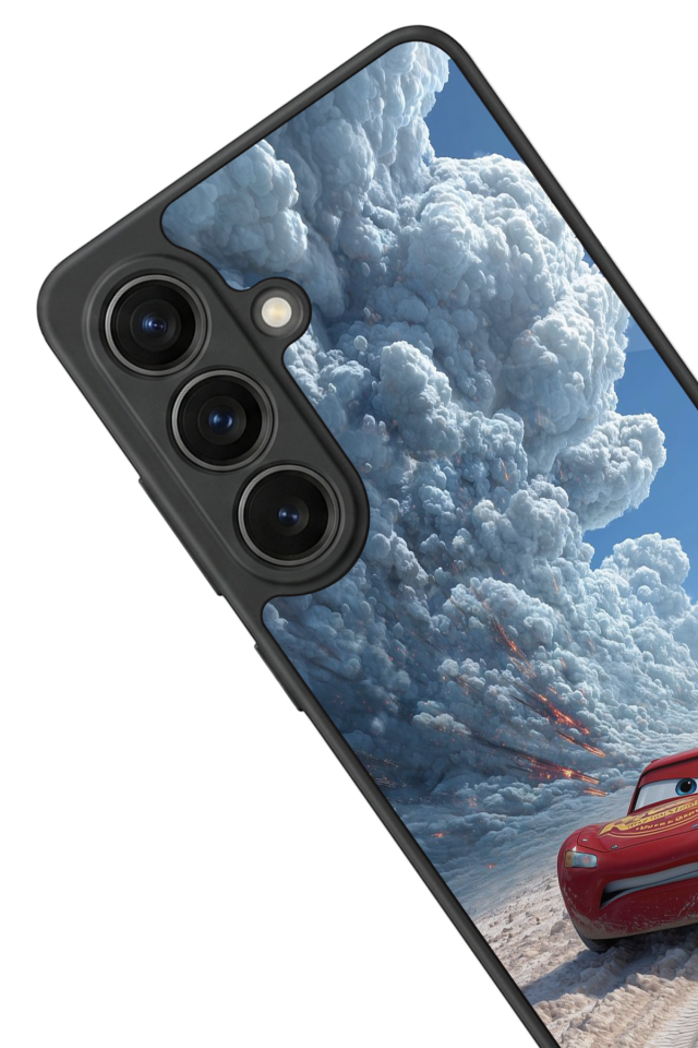 Samsung Galaxy S26 Uyumlu Şimsek McQueen Tasarımlı Glossy Premium Kılıf