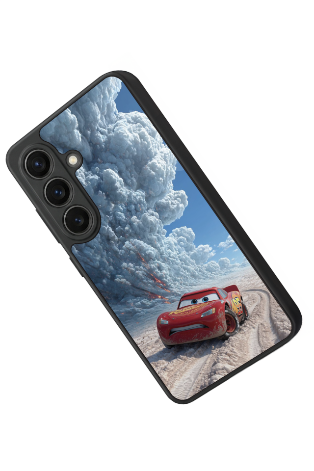 Samsung Galaxy S26 Uyumlu Şimsek McQueen Tasarımlı Glossy Premium Kılıf