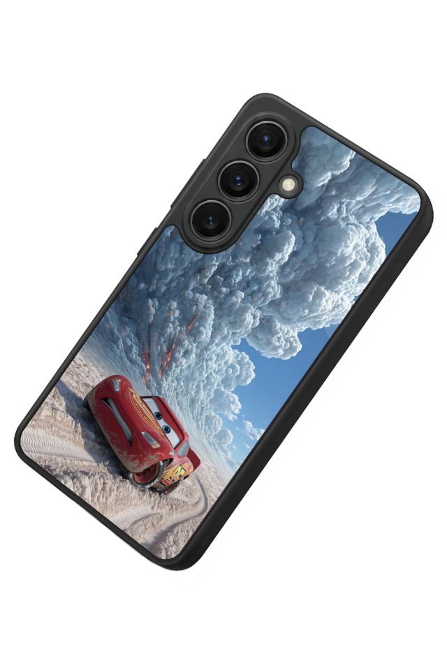 Samsung Galaxy S26 Uyumlu Şimsek McQueen Tasarımlı Glossy Premium Kılıf