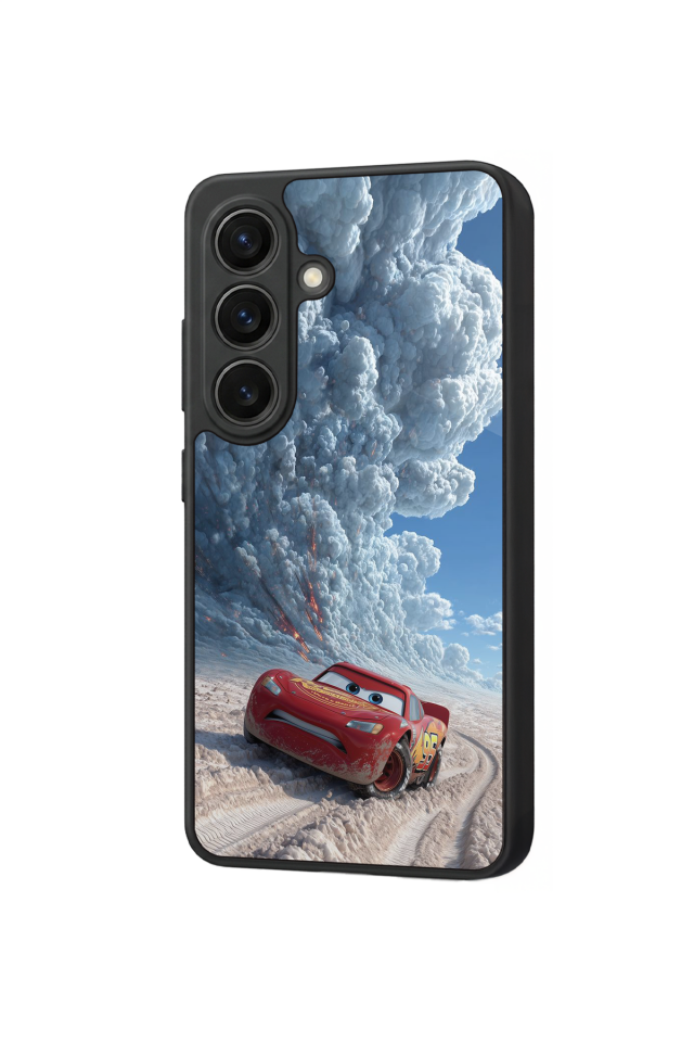 Samsung Galaxy S26 Uyumlu Şimsek McQueen Tasarımlı Glossy Premium Kılıf