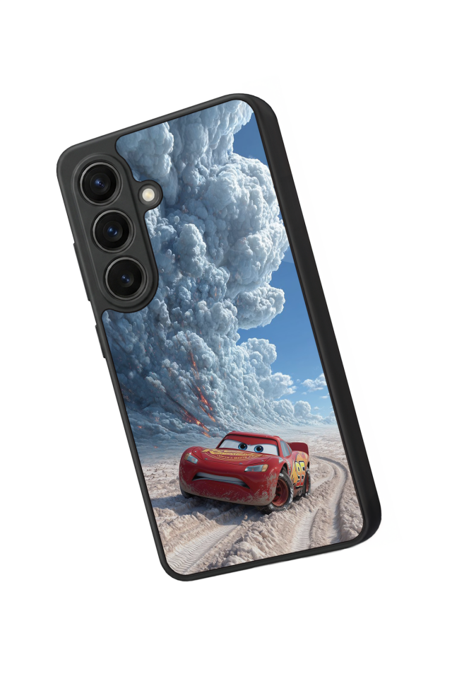 Samsung Galaxy S26 Uyumlu Şimsek McQueen Tasarımlı Glossy Premium Kılıf