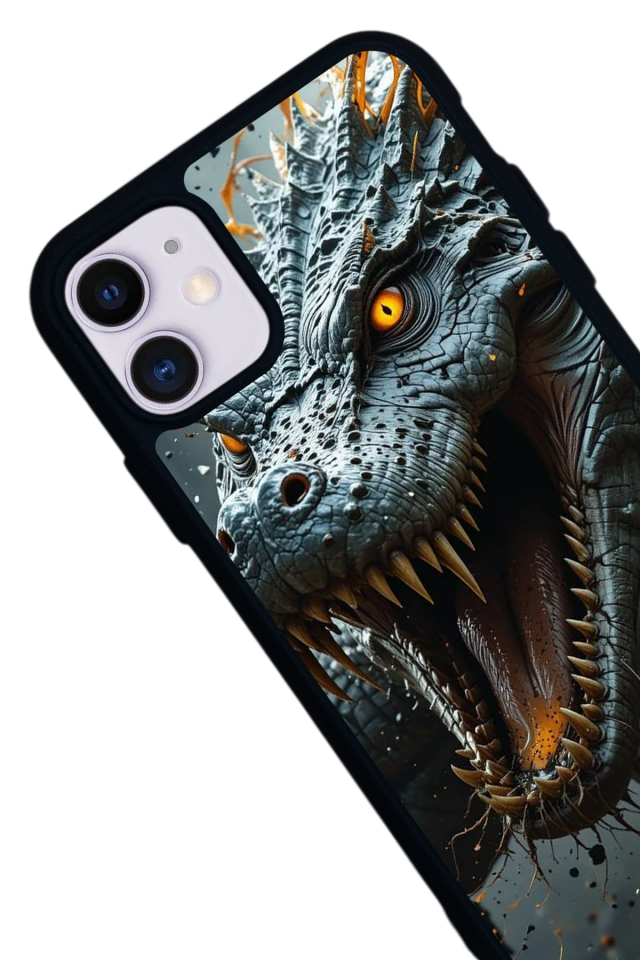 iPhone 11 Uyumlu T-ReiPhone 11 Tasarımlı Glossy Premium Kılıf