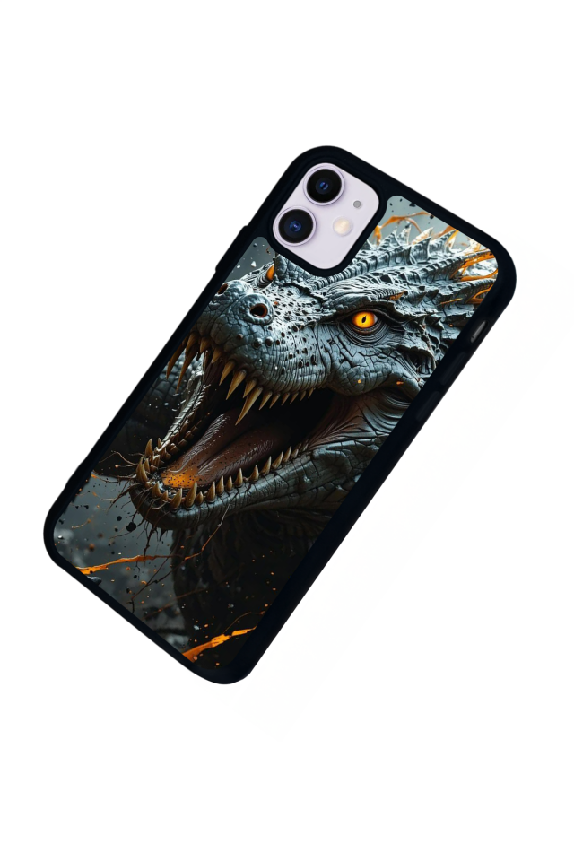 iPhone 11 Uyumlu T-ReiPhone 11 Tasarımlı Glossy Premium Kılıf