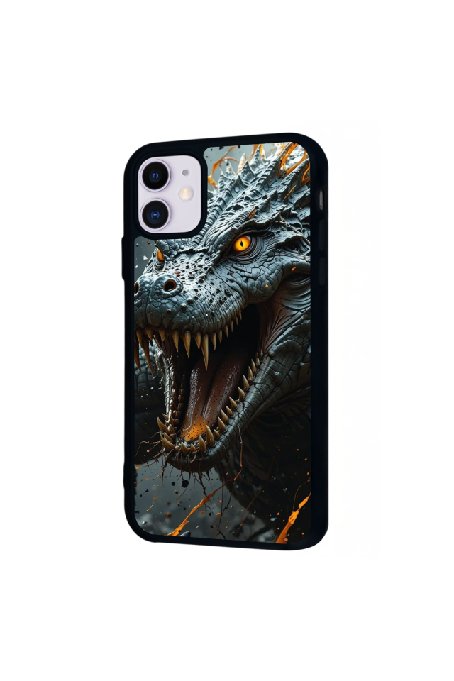 iPhone 11 Uyumlu T-ReiPhone 11 Tasarımlı Glossy Premium Kılıf