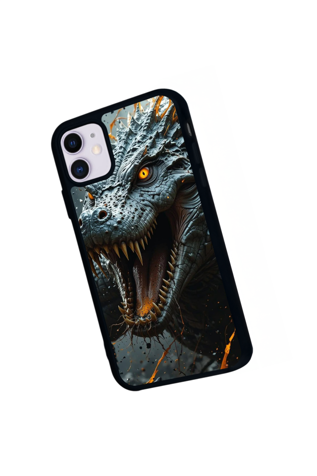 iPhone 11 Uyumlu T-ReiPhone 11 Tasarımlı Glossy Premium Kılıf