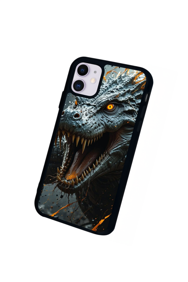 iPhone 11 Uyumlu T-ReiPhone 11 Tasarımlı Glossy Premium Kılıf