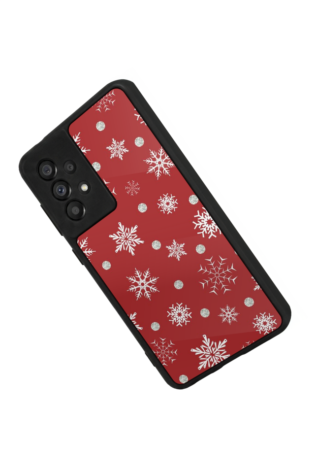 Samsung Galaxy A73 Uyumlu Yilbasi Christmas Tasarımlı Glossy Premium Kılıf