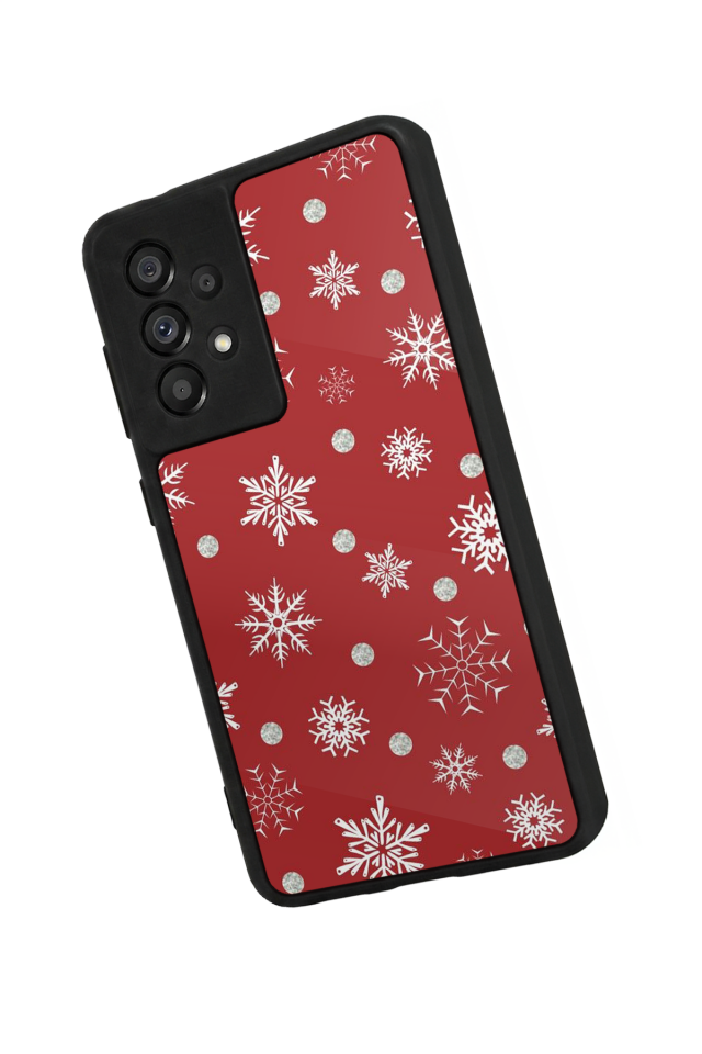 Samsung Galaxy A73 Uyumlu Yilbasi Christmas Tasarımlı Glossy Premium Kılıf