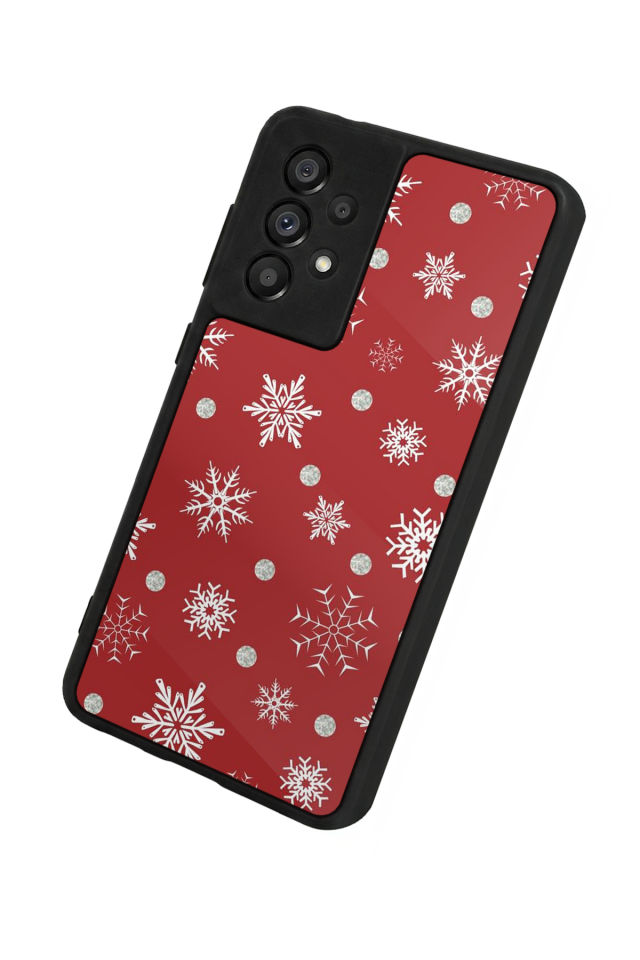 Samsung Galaxy A73 Uyumlu Yilbasi Christmas Tasarımlı Glossy Premium Kılıf
