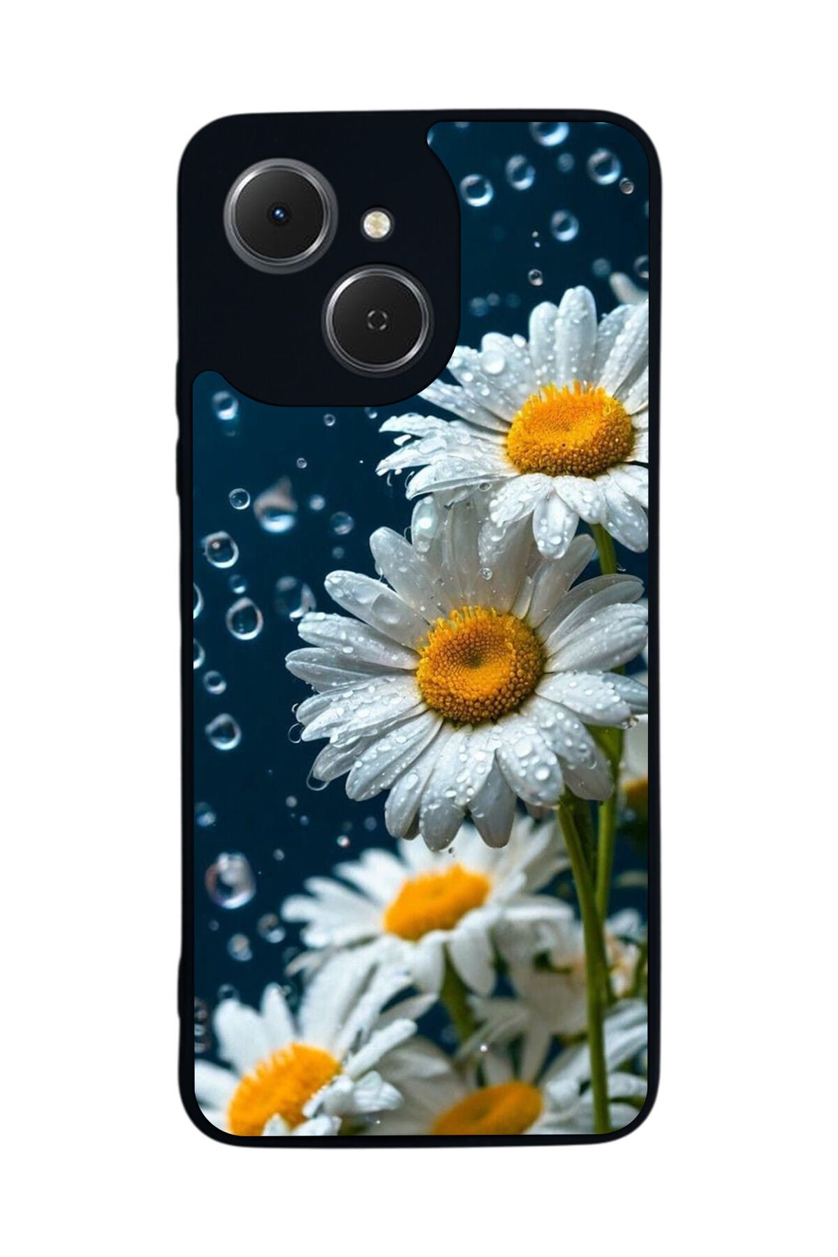 Tecno Spark 40C Uyumlu Cicek Tasarımlı Glossy Premium Kılıf