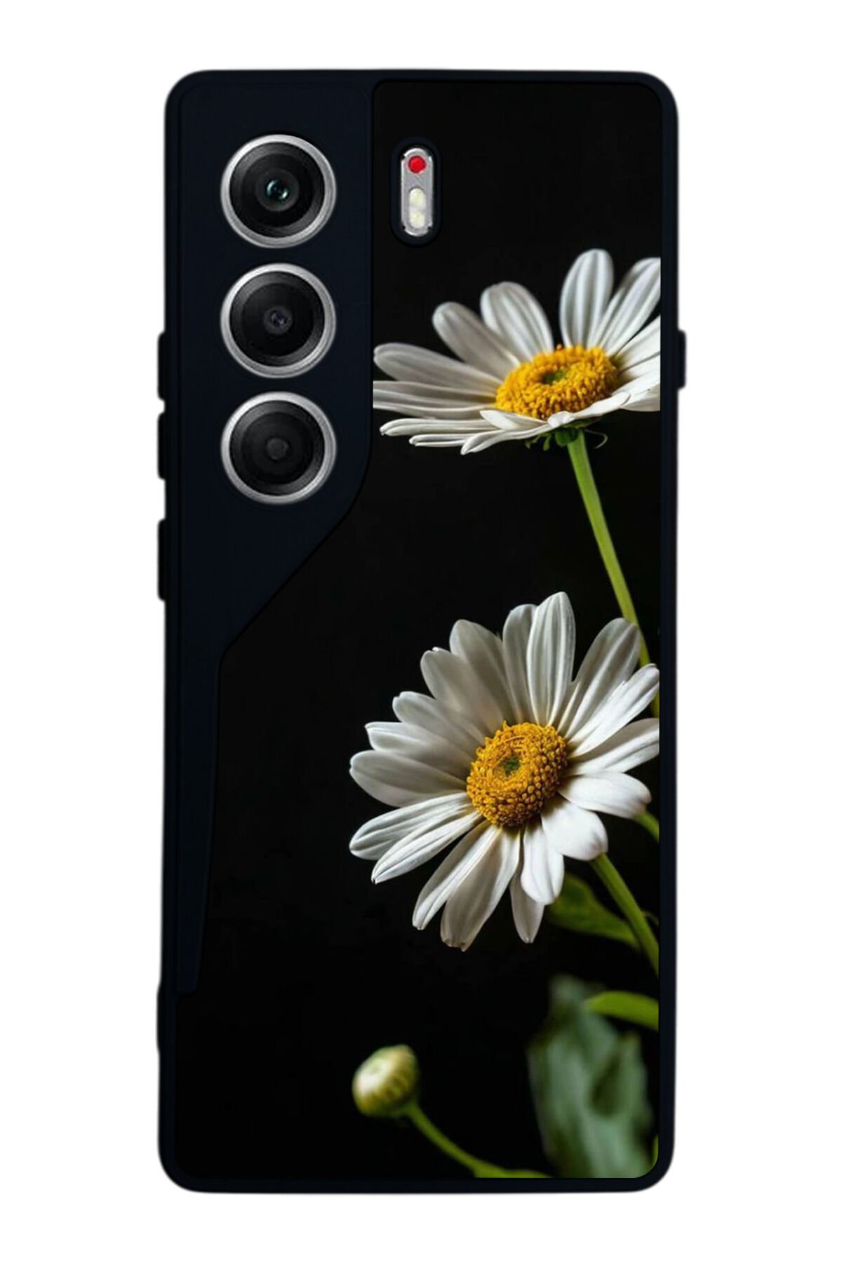 Tecno Camon 40 Uyumlu Cicek Tasarımlı Glossy Premium Kılıf