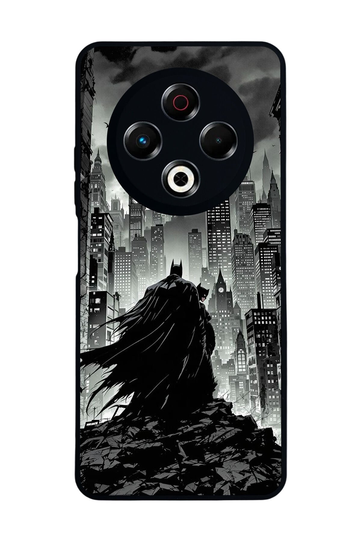 Tecno Spark 30 Uyumlu Batman Tasarımlı Glossy Premium Kılıf
