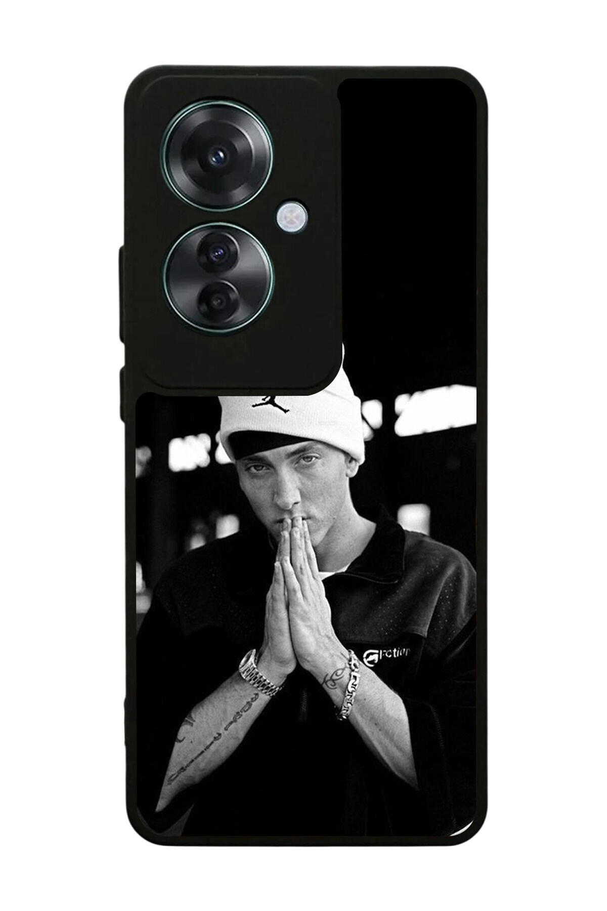 Oppo Reno 11F Uyumlu Eminem Tasarımlı Glossy Premium Kılıf