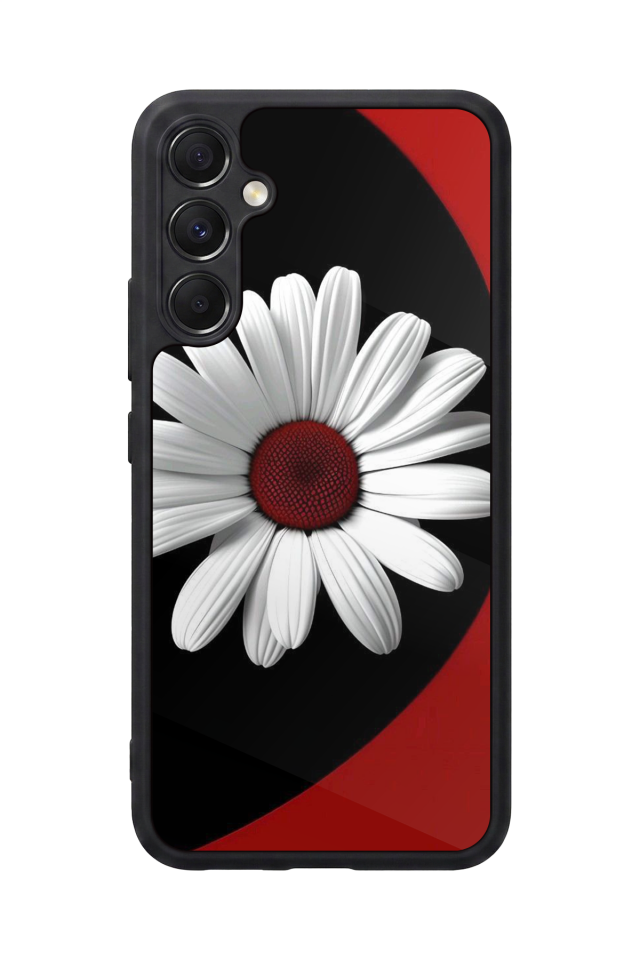 Samsung Galaxy A34 Uyumlu Cicek Tasarımlı Glossy Premium Kılıf