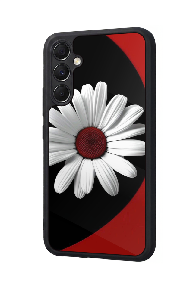 Samsung Galaxy A34 Uyumlu Cicek Tasarımlı Glossy Premium Kılıf