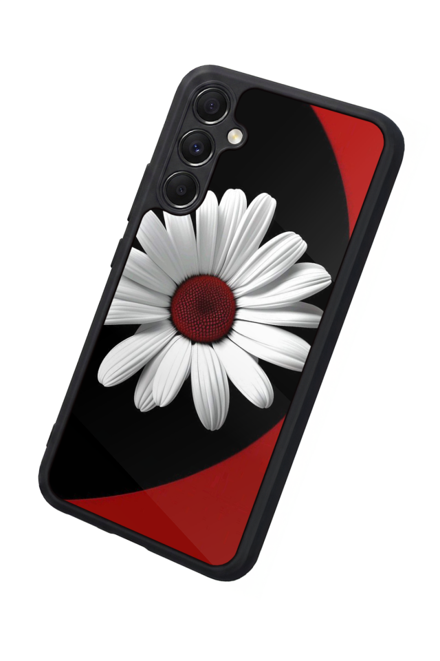 Samsung Galaxy A34 Uyumlu Cicek Tasarımlı Glossy Premium Kılıf