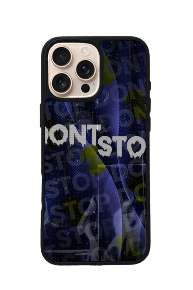 iPhone 14 Pro Max Uyumlu Dont Stop Tasarımlı Glossy Premium Kılıf
