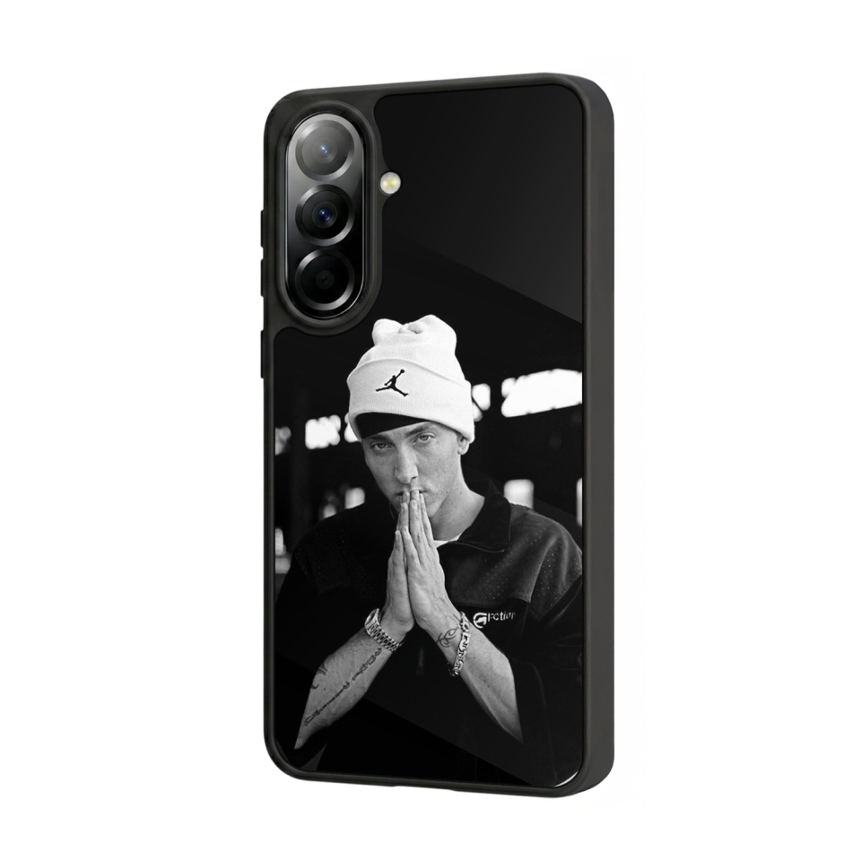 Samsung Galaxy A57 Uyumlu Eminem Tasarımlı Glossy Premium Kılıf