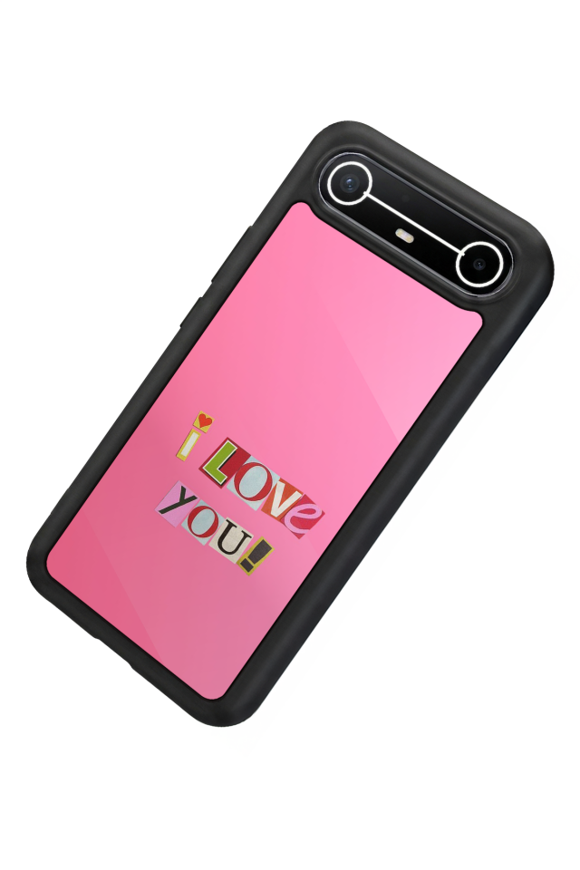 Tecno Spark Slim 5G Uyumlu Kalp Love Tasarımlı Glossy Premium Kılıf