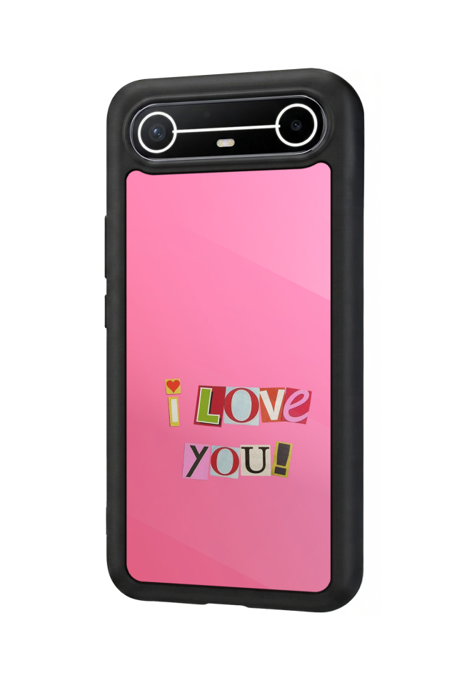 Tecno Spark Slim 5G Uyumlu Kalp Love Tasarımlı Glossy Premium Kılıf