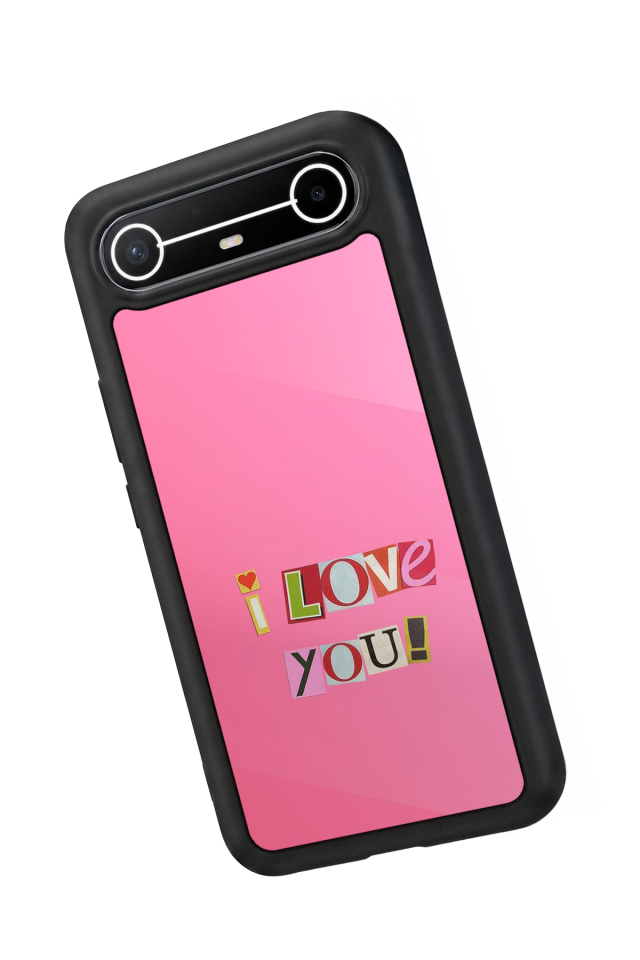 Tecno Spark Slim 5G Uyumlu Kalp Love Tasarımlı Glossy Premium Kılıf