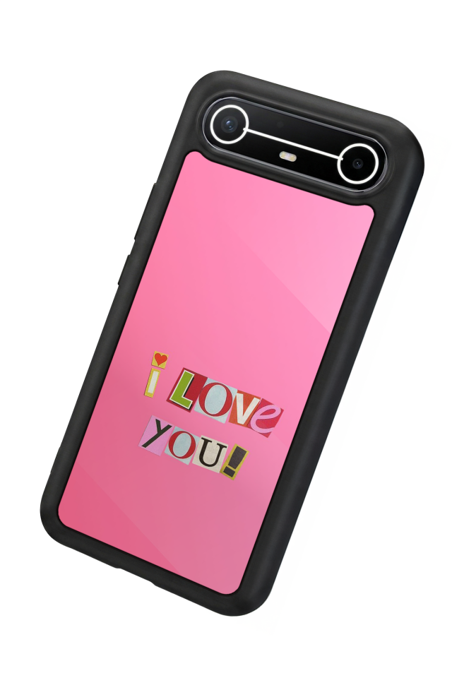 Tecno Spark Slim 5G Uyumlu Kalp Love Tasarımlı Glossy Premium Kılıf