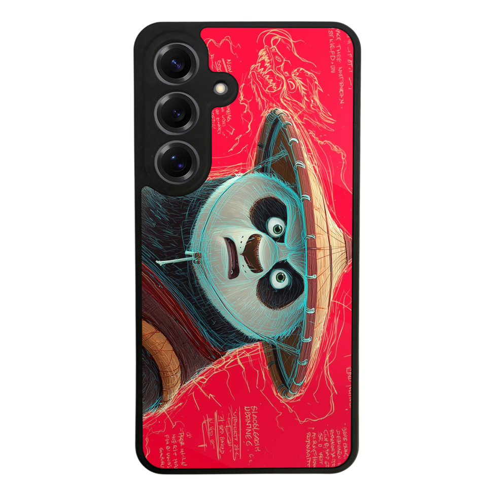 Samsung Galaxy S25 Uyumlu Kung Fu Panda Tasarımlı Glossy Premium Kılıf