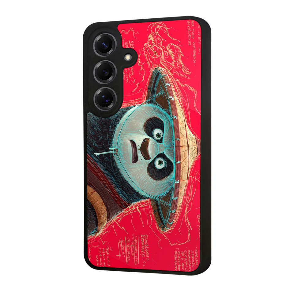 Samsung Galaxy S25 Uyumlu Kung Fu Panda Tasarımlı Glossy Premium Kılıf