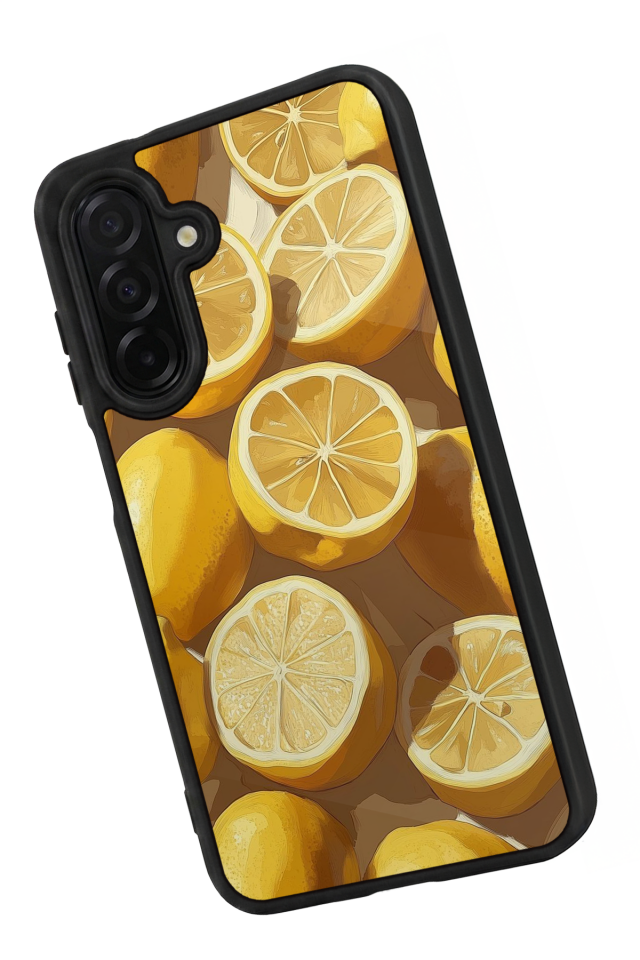 Samsung Galaxy A36 Uyumlu Limon Tasarımlı Glossy Premium Kılıf