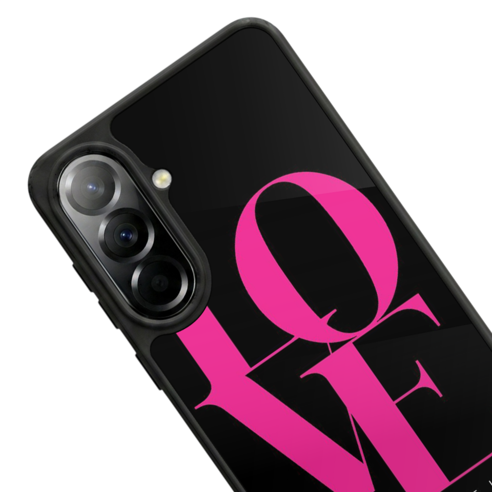 Samsung Galaxy A37 Uyumlu Love Tasarımlı Glossy Premium Kılıf