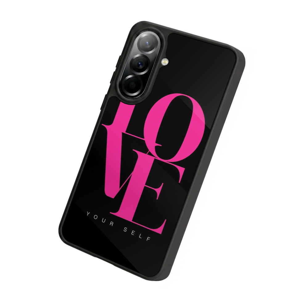 Samsung Galaxy A37 Uyumlu Love Tasarımlı Glossy Premium Kılıf