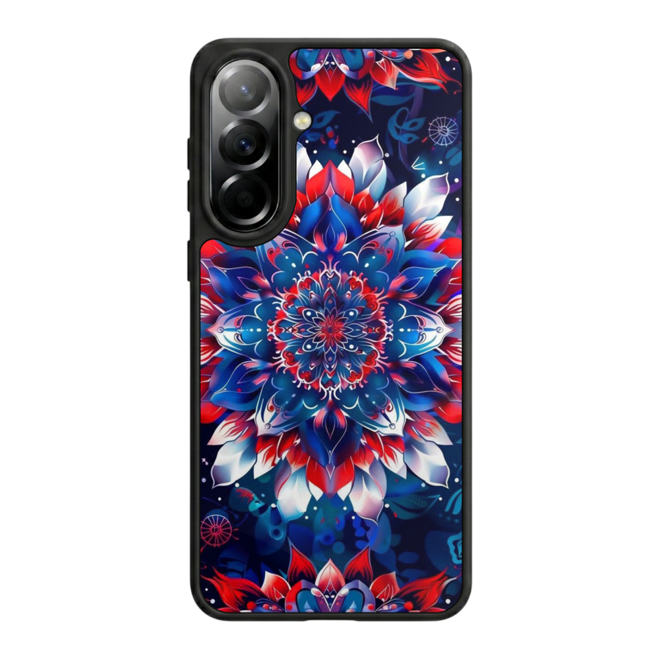 Samsung Galaxy A37 Uyumlu Mandala Tasarımlı Glossy Premium Kılıf