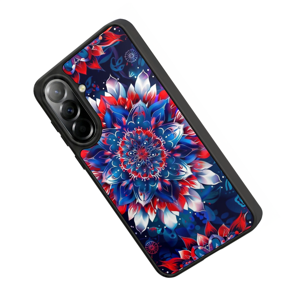 Samsung Galaxy A37 Uyumlu Mandala Tasarımlı Glossy Premium Kılıf