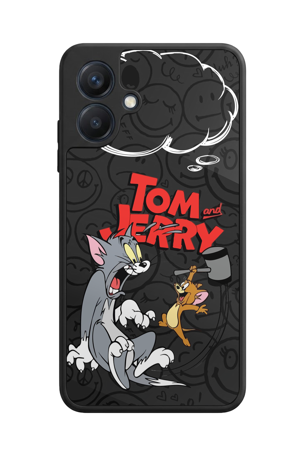 Samsung Galaxy A07 Uyumlu Tom And Jerry Tasarımlı Glossy Premium Kılıf