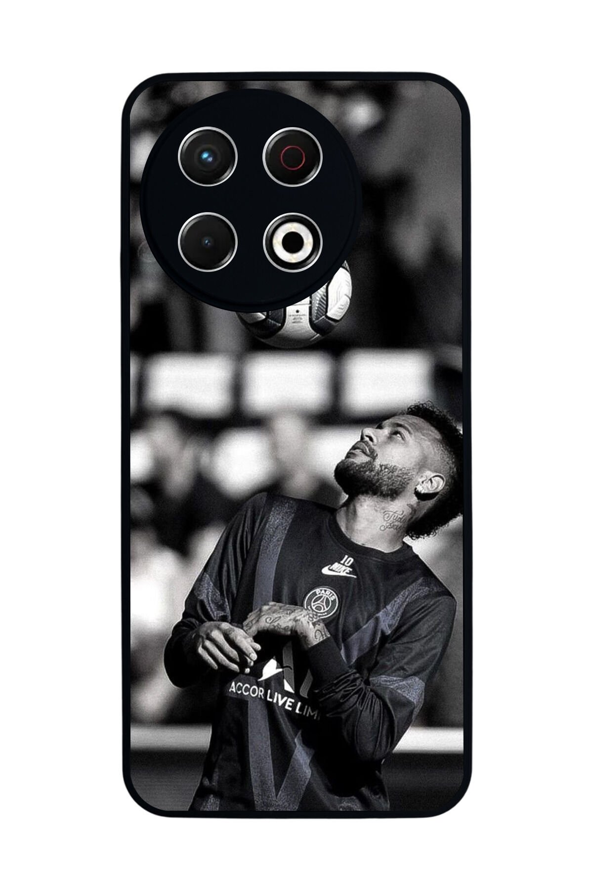 Tecno Spark 30 Pro Uyumlu Neymar Tasarımlı Glossy Premium Kılıf
