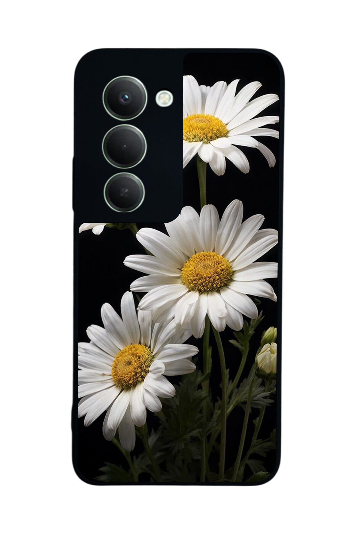 Xiaomi Redmi 15 5G Uyumlu Papatya Tasarımlı Glossy Premium Kılıf