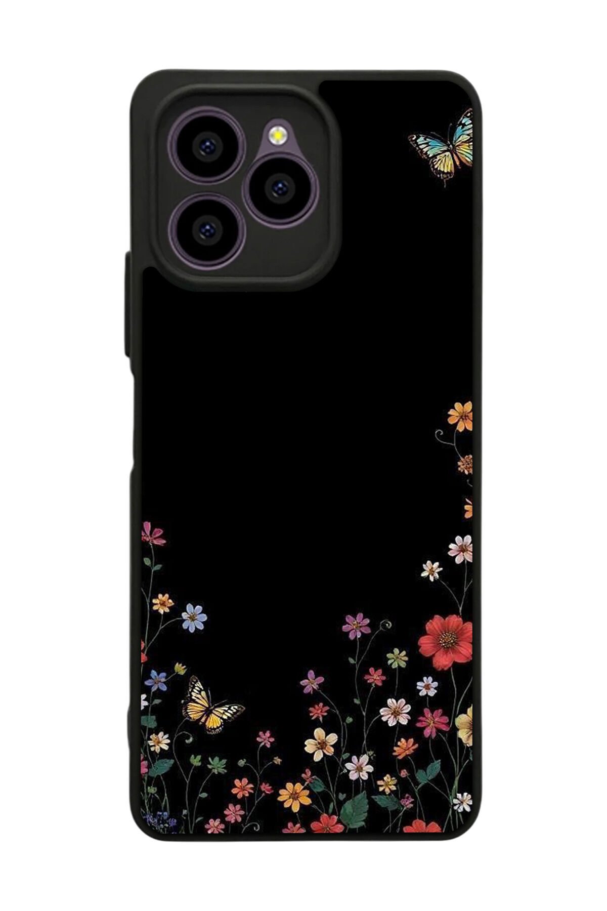 Omix X6 Uyumlu Floral Tasarımlı Glossy Premium Kılıf