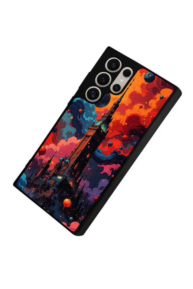 Samsung Galaxy S23 Ultra Uyumlu Abstract Tasarımlı Glossy Premium Kılıf