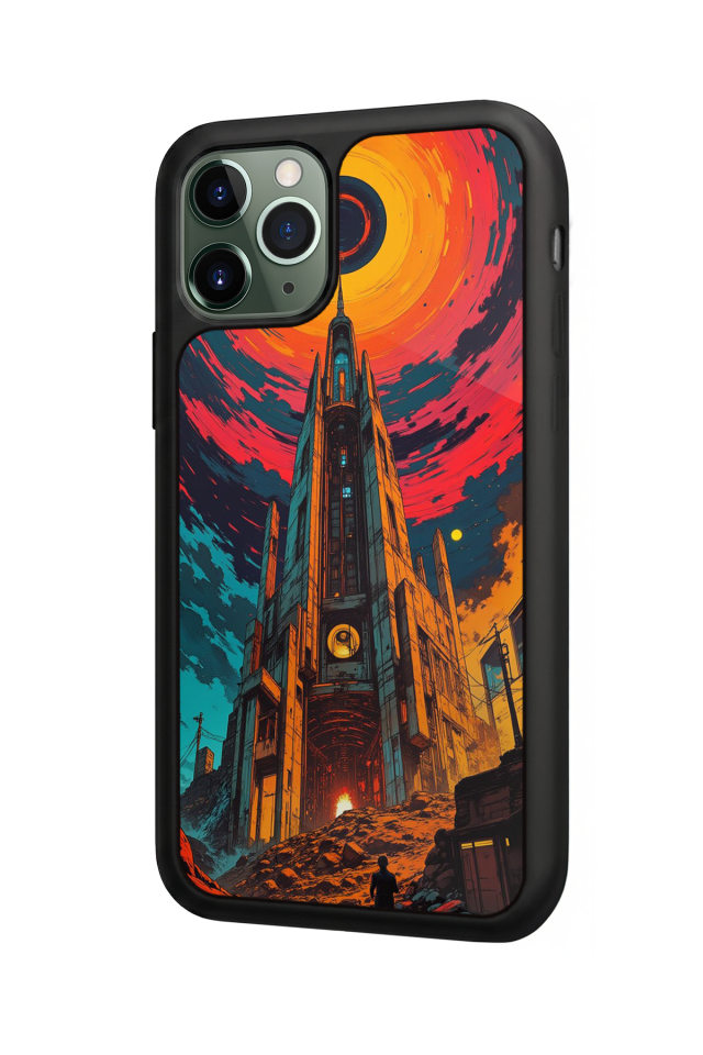 iPhone 11 Pro Uyumlu Abstract Tasarımlı Glossy Premium Kılıf