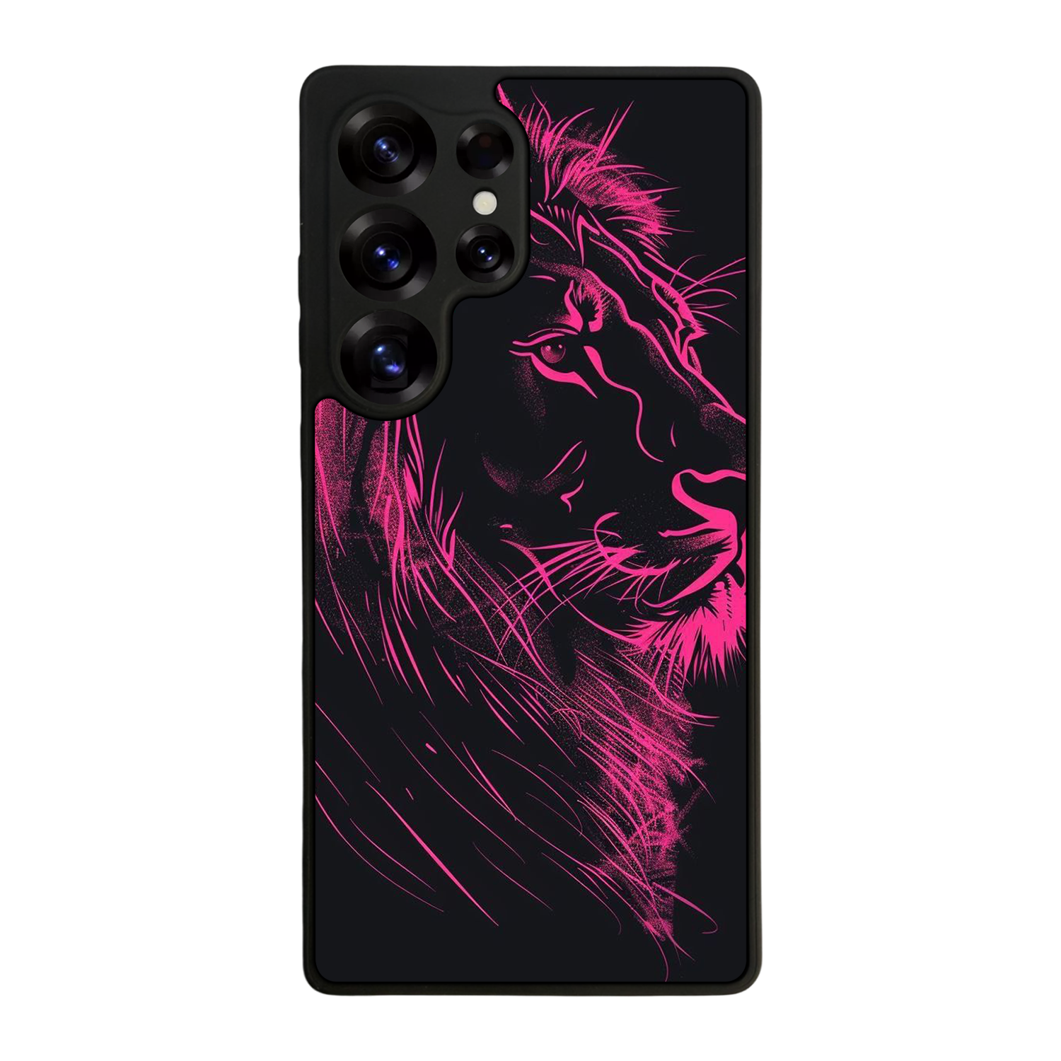 Samsung Galaxy S25 Ultra Uyumlu Aslan Tasarımlı Glossy Premium Kılıf