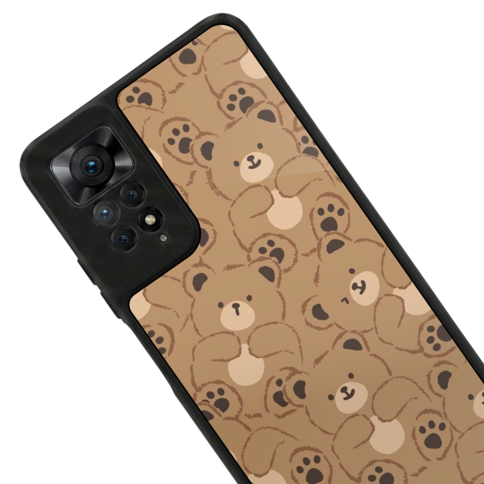 Xiaomi Redmi Note 12 Pro Uyumlu Ayı Tasarımlı Glossy Premium Kılıf