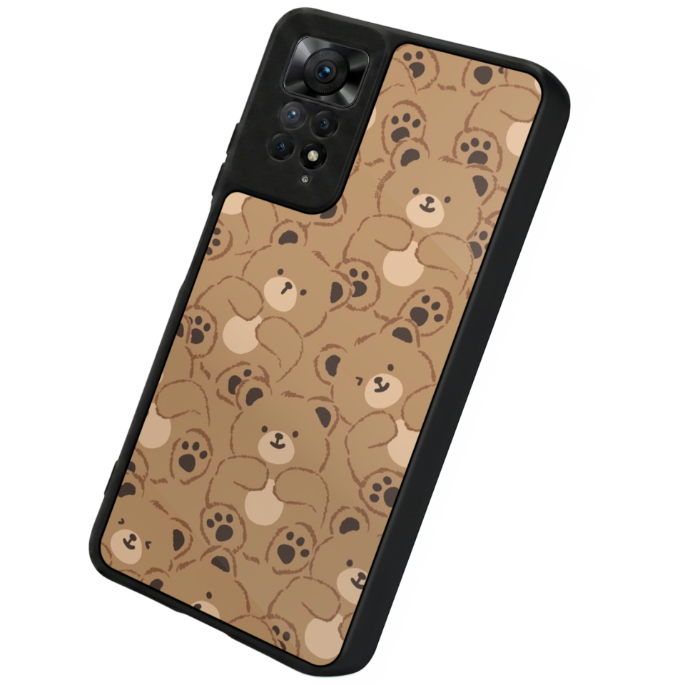 Xiaomi Redmi Note 12 Pro Uyumlu Ayı Tasarımlı Glossy Premium Kılıf