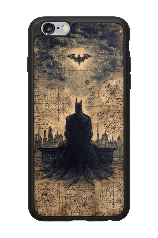 iPhone 6 Plus Uyumlu Batman Tasarımlı Glossy Premium Kılıf
