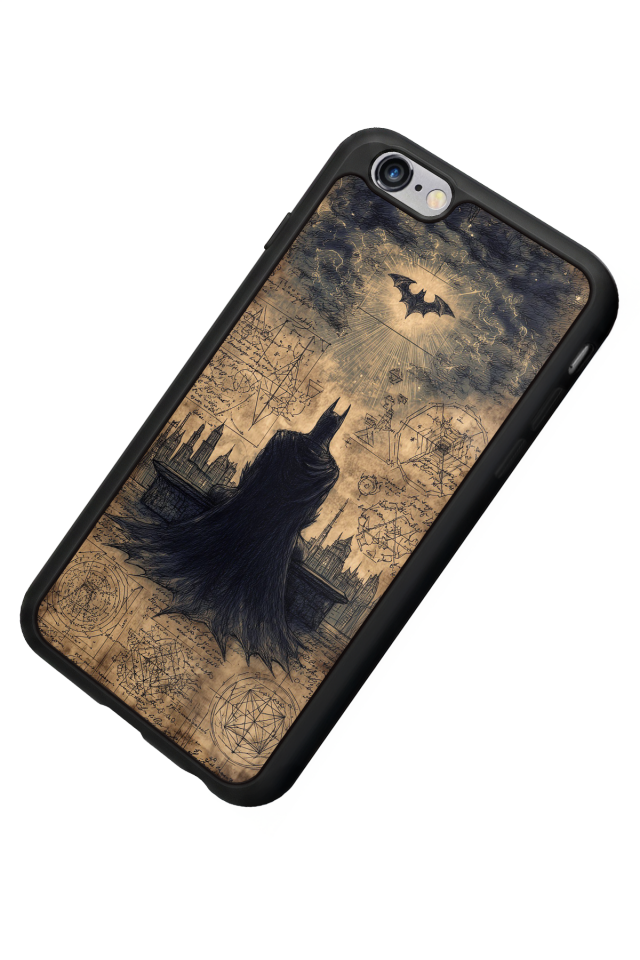 iPhone 6 Plus Uyumlu Batman Tasarımlı Glossy Premium Kılıf