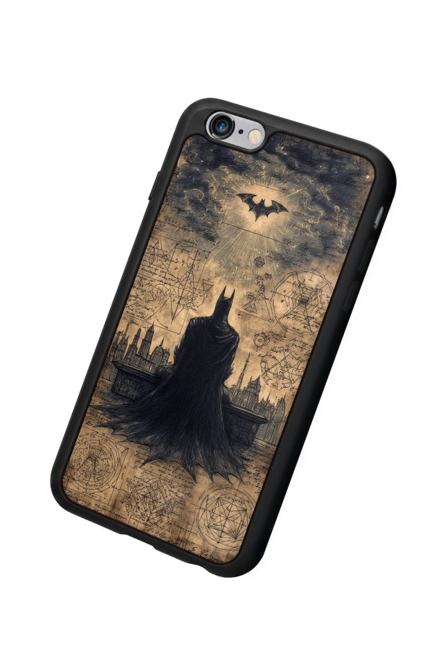 iPhone 6 Plus Uyumlu Batman Tasarımlı Glossy Premium Kılıf